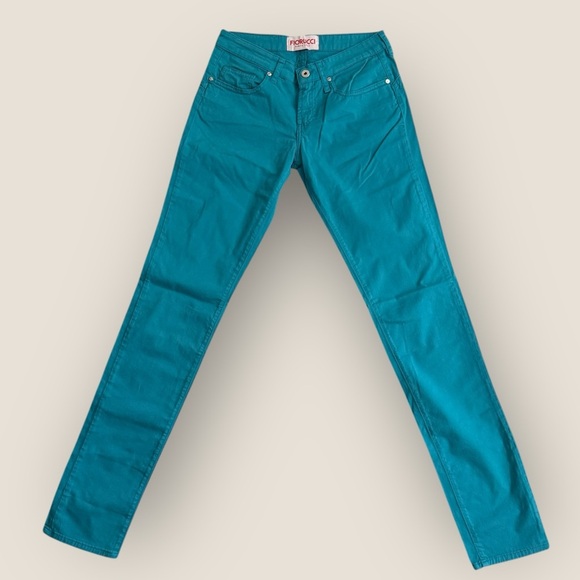 Fiorucci | Straight Leg Jeans | Teal | Size 27 | NWT - Picture 7 of 9